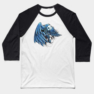 blue owl body illustration Baseball T-Shirt